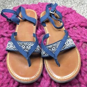 TOMS Navy Blue Sandals